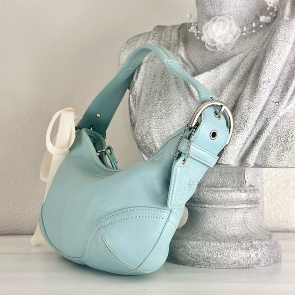 Vintage Coach Buckle Shoulder Bag - Picture 3 of 16